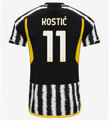 Juventus Filip Kostic #11 Replika Hjemmebanetrøje 2023-24 Kortærmet